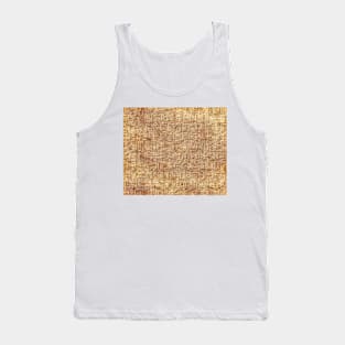 Beige, Egyptian-patterned coffee theme Tank Top